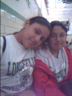 Stephanie R. hugging Stephanie G.